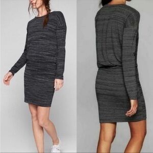 Athleta Avenues Charcoal Gray Dress Small